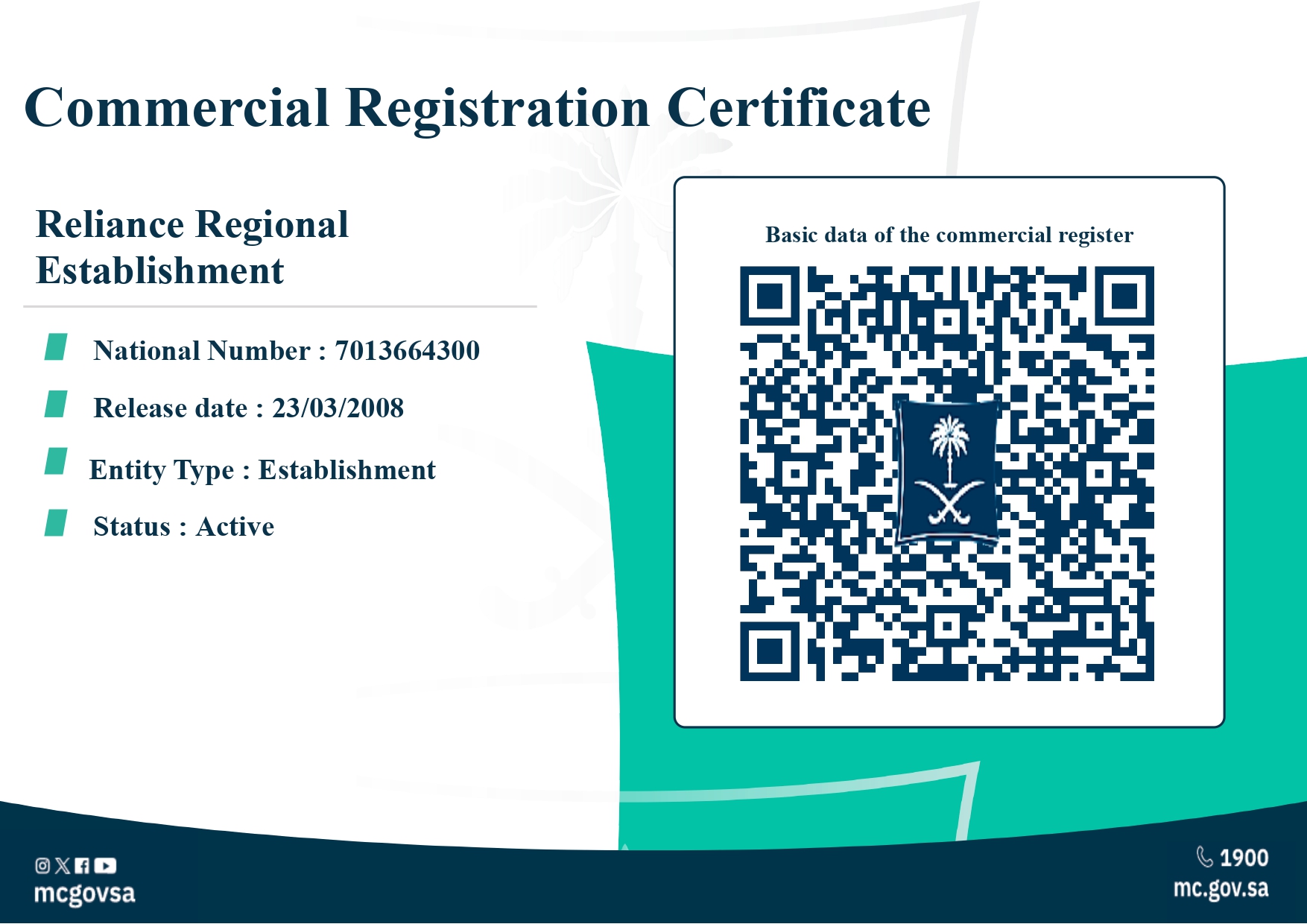 Commercial Registration
